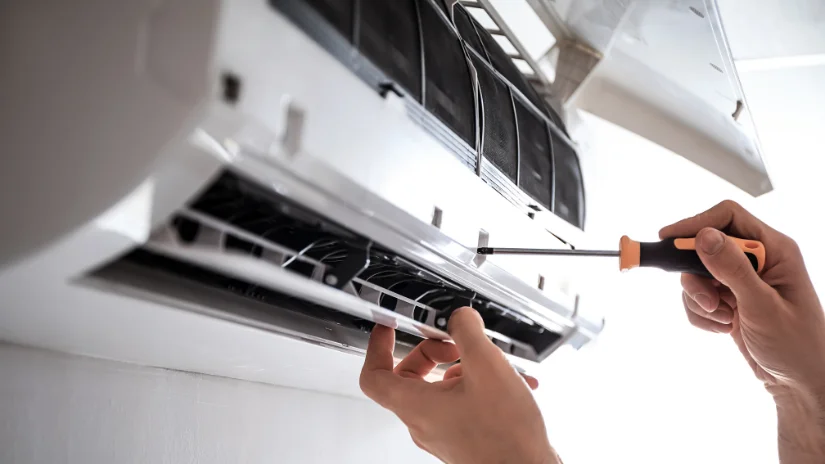 Aircon being serviced. How often should I have my air conditioner serviced?