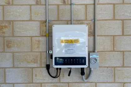 GoodWe Solar Inverter on wall installed for Solar Power by COYCO